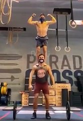 Weight lifting + Acrobatics Meaning of Equilibrium #shorts #viral #shortsvideo #video #innovationhub