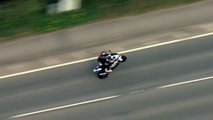 Speeding motorcyclist caught after trying to outrun police