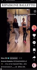 Nina Zilli incinta ripassa la coreografia di 'Innamorata'