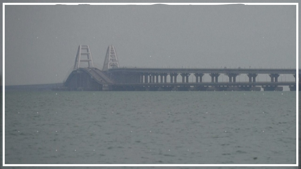 Verkehr auf Krim-Brücke nach 'Notfall' unterbrochen