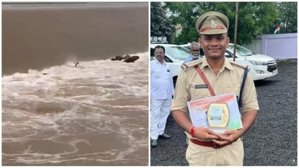 Dewas: फंसी हुई लाश को निकालने के चक्कर में नेमावर टीआई की नदी में डूबने से मौत