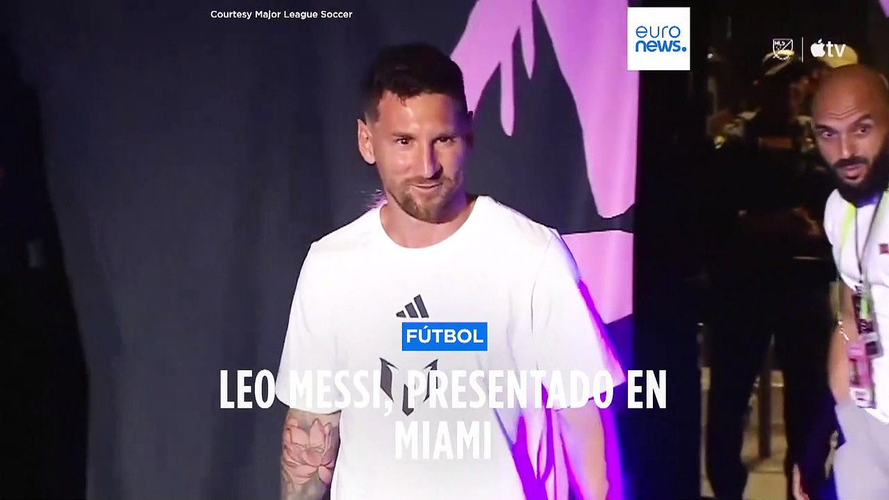 Messi recibido por todo lo alto en el Inter Milan | "Llego con ganas de competir y ganar"