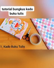 Cara bungkus kado buku