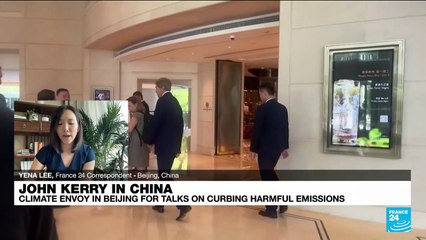 US climate envoy Kerry holds talks in China