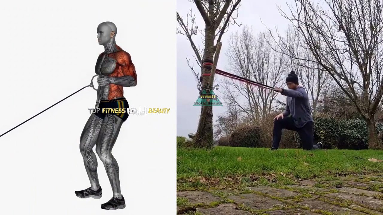 Body Muscles And Tone With Home Resistance Workout Guide FWB 10M