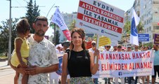 Antalya halkı, yüksek kiraları protesto etmek için yürüdü