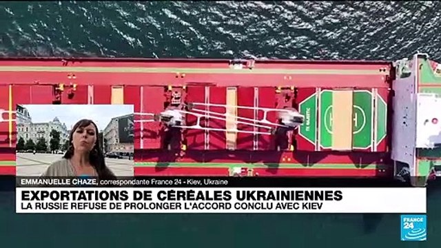 La Russie refuse de prolonger l'accord sur les exportations de céréales ukrainiennes