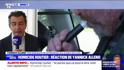 Homicide routier: "Ce n'est pas satisfaisant" pour Yannick Alléno
