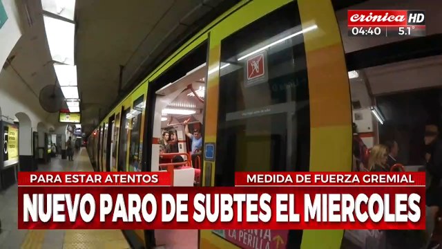 Atención: un nuevo paro de subtes afectará a todas las líneas