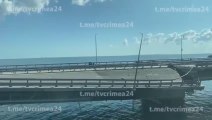 Ucraina-Russia, esplosioni su ponte Crimea: i danni dopo l'attacco - Video