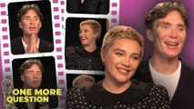 Oppenheimer's Cillian Murphy & Florence Pugh on working with Christopher Nolan