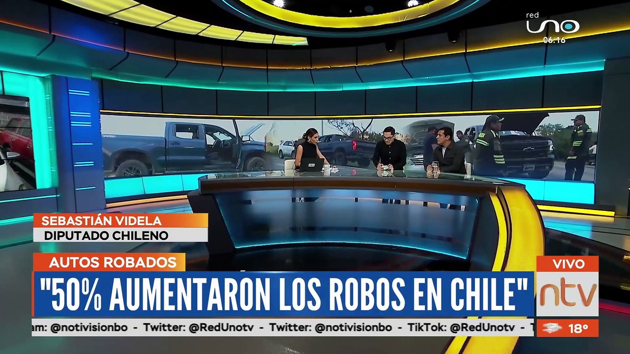 "20 a 30 vehículos robados estarían en Bolivia" informa el Diputado Chileno, Sebastián Videla