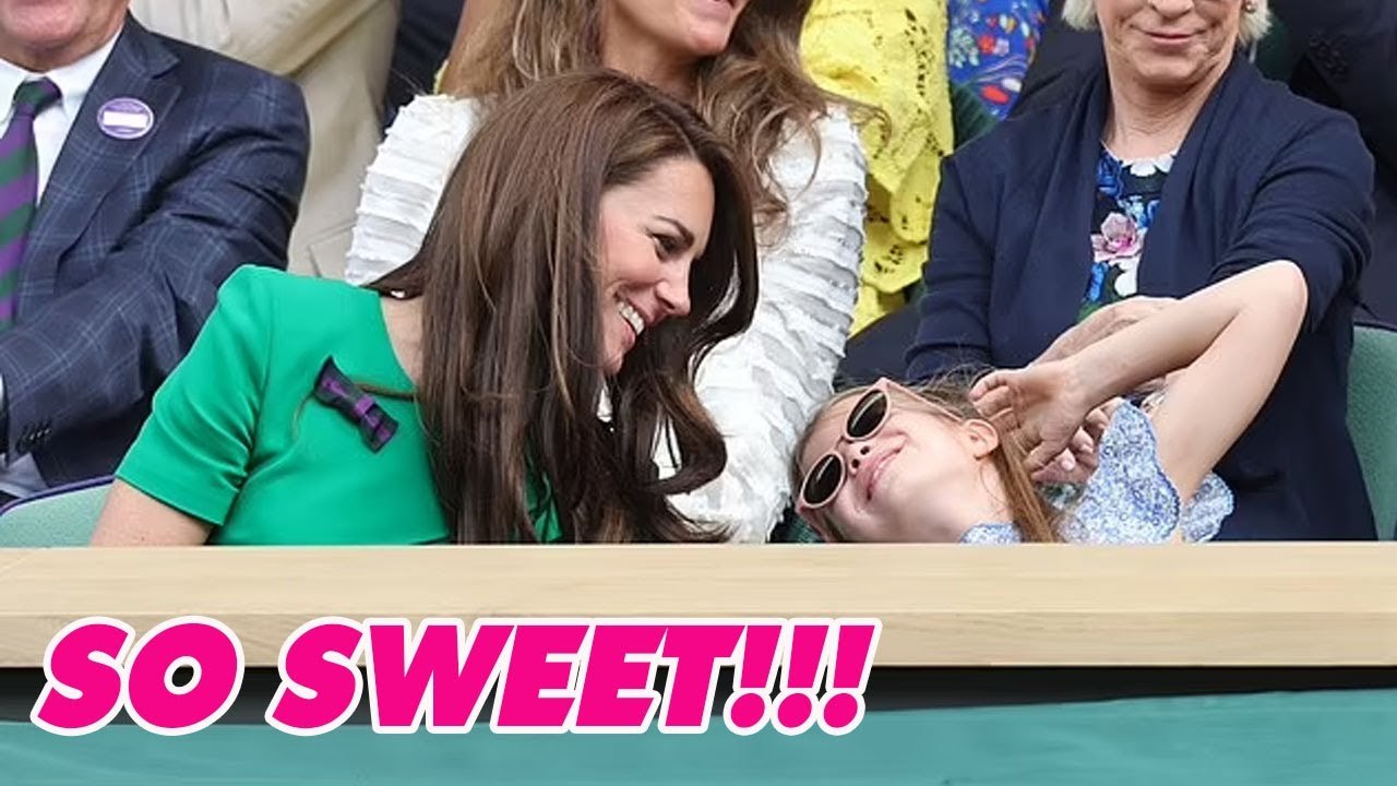 Princess Kate and Princess Charlotte show off their sweet mother daughter moments in the stands