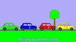 Five Cars | #shorts | NURSERY RHYME | Rainbow Rabbit