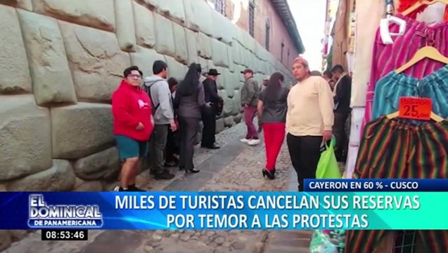 Toma de Lima: miles de turistas extranjeros cancelaron sus reservas por temor a protestas