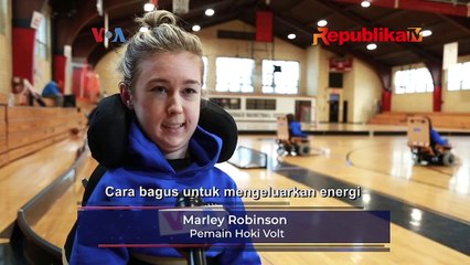 Intip Serunya Olahraga Hoki Volt Bagi Pengguna Kursi Roda