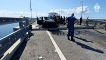 لجنة تحقيق روسية تنشر صورا تظهر آثار الهجوم على #جسر_القرم #العربية