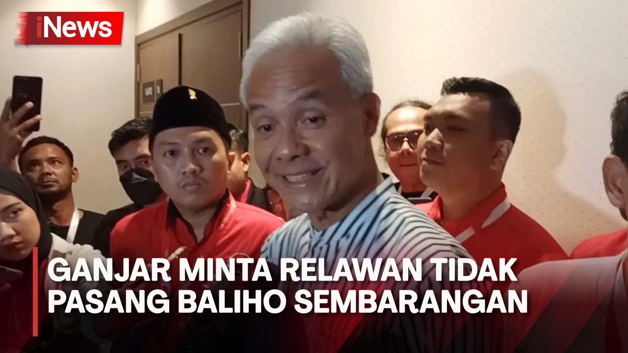 Ganjar Ingatkan Relawan untuk Tertib Aturan dan Tidak Pasang Baliho Sembarangan