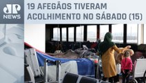 Novos refugiados afegãos aguardam auxílio acampados no aeroporto de Guarulhos