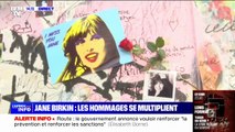 Jane Birkin: les hommages se multiplient devant la maison parisienne où elle avait vécu avec Serge Gainsbourg