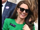 Kate taglia una figura elegante in abito da £ 750 e occhiali da sole Victoria Beckham a Wimbledon