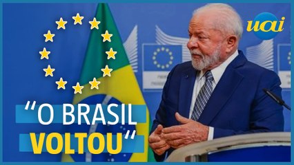 Na UE, Lula se compromete em enfrentar os desafios mundiais
