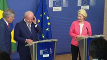 Lula dice que Brasil quiere profundizar discusión climática con la UE