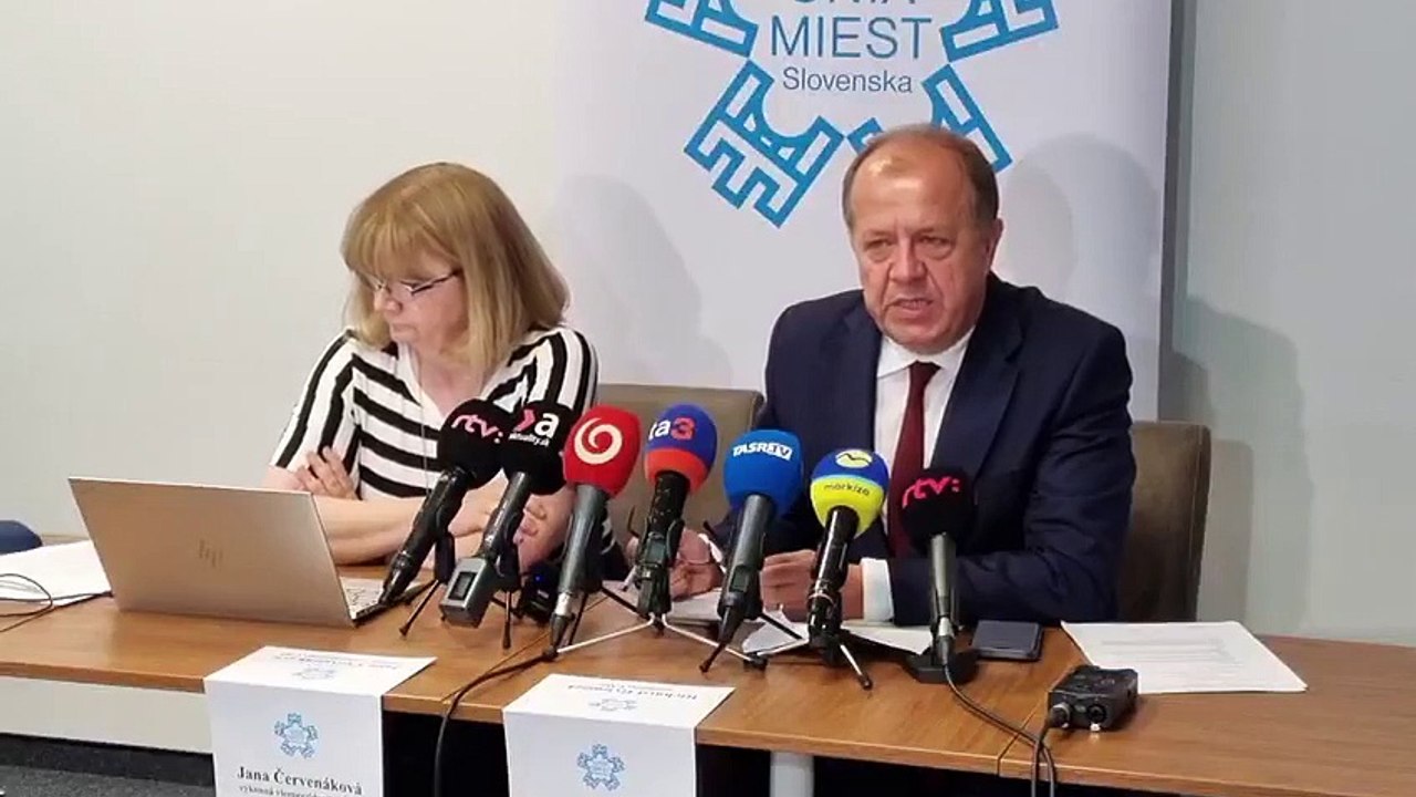 ZÁZNAM: Tlačová konferencia Únie miest Slovenska