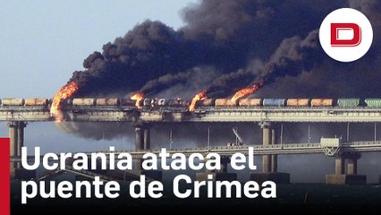 Ucrania pega donde más le duele a Putin: vuelve a atacar el puente de Crimea