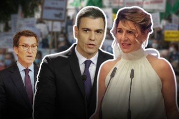 Yolanda Díaz y Pedro Sánchez desmontan las mentiras de Feijóo: "Nunca subieron las pensiones por encima del IPC"