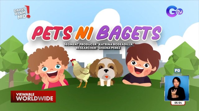 Mga 2-anyos na bata, manok at aso agad ang inaalagaan! | Dapat Alam Mo!