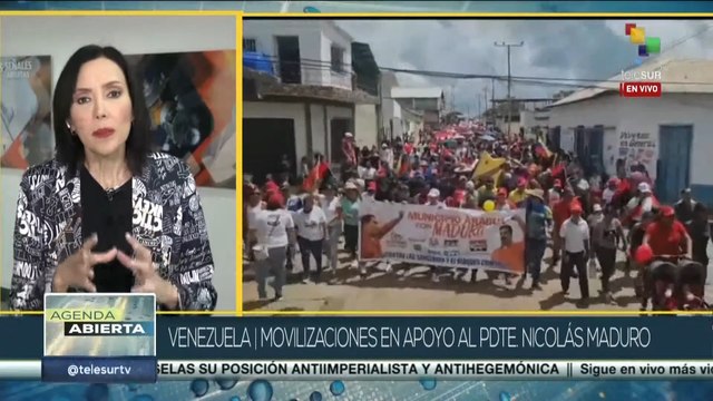 Venezuela: Multitudinarias marchas en Venezuela en apoyo al Gobierno de Maduro