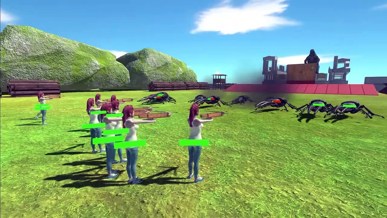 Dark War - White Team VS Dark Team - Animal Revolt Battle Simulator