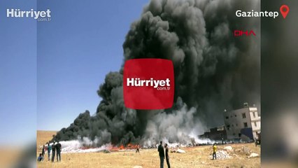 Gaziantep'te yangın: Bazı evler tahliye edildi