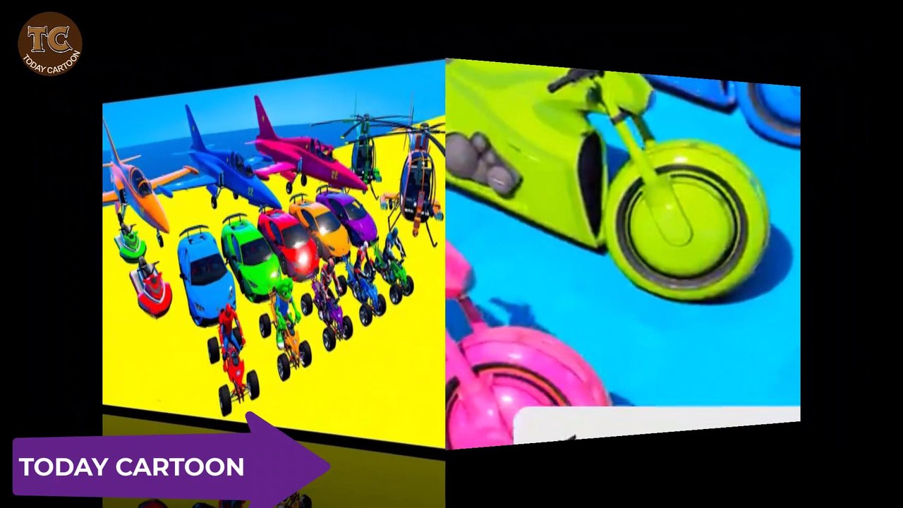 GTA V Spiderman Crazy Car Racing By Trevor! MEGA Ramp Jump Challenge