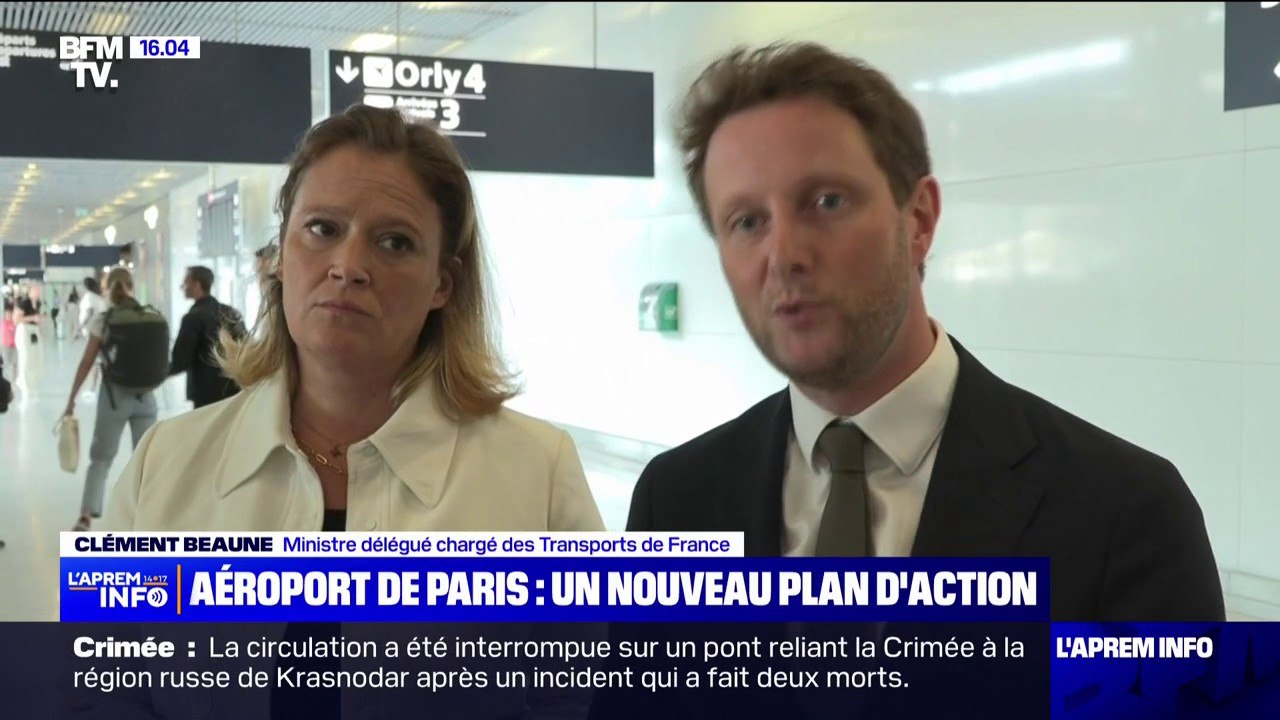 Gestion des bagages dans les aéroports: "Les choses vont beaucoup mieux que l'an dernier", assure Clément Beaune