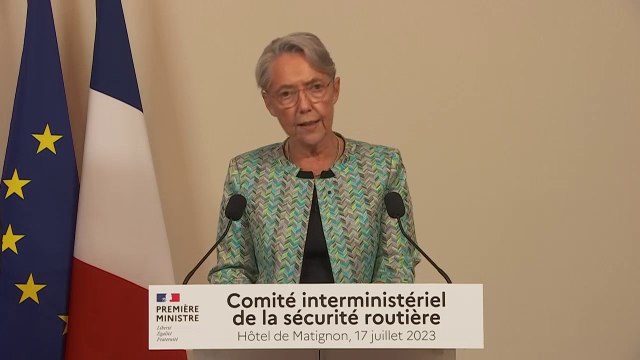 Sécurité routière: Nous allons créer une qualification spécifique d'homicide routier , annonce Élisabeth Borne