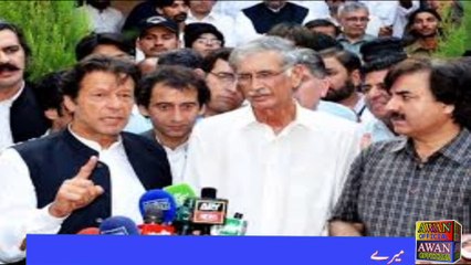 پرویز خٹک کا عمران خان کے مقابلے پر الیکشن لڑنے کا اعلان ۔مراثیاں دامنڈا چوہدری نی بن سکدا