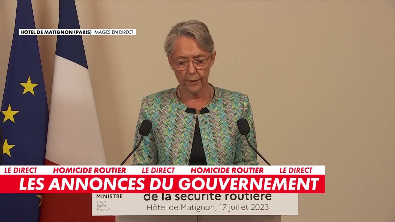 Elisabeth Borne : «Nous allons rendre automatique la suspension du permis en cas de conduite sous l'emprise de stupéfiants»