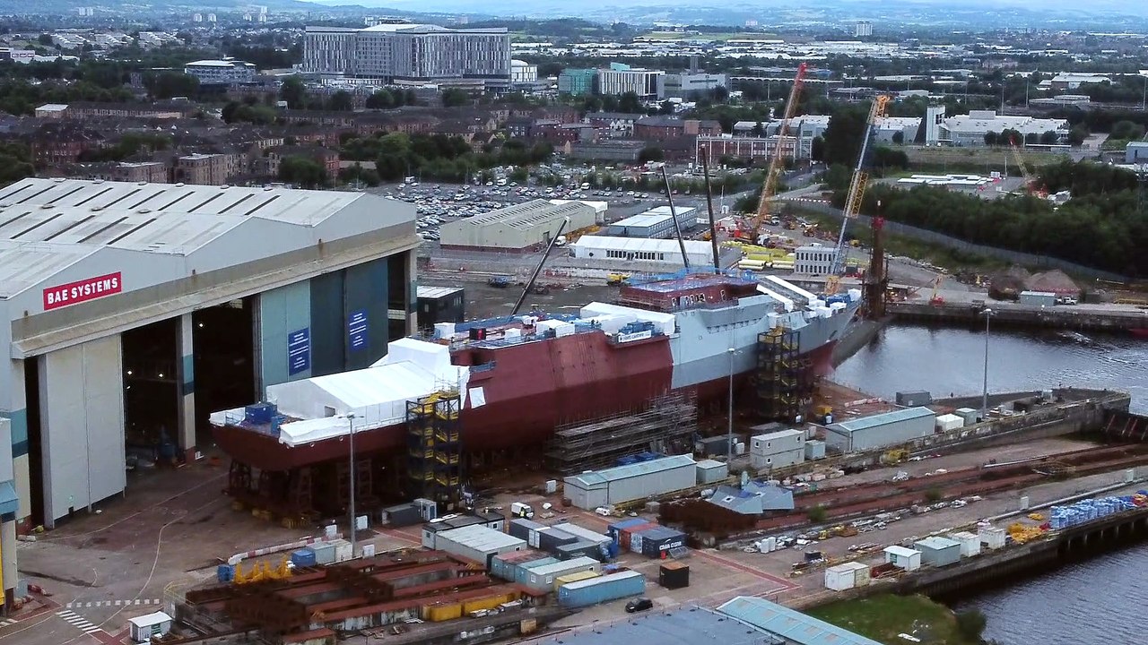 HMS Cardiff at BAE Systems Glasgow