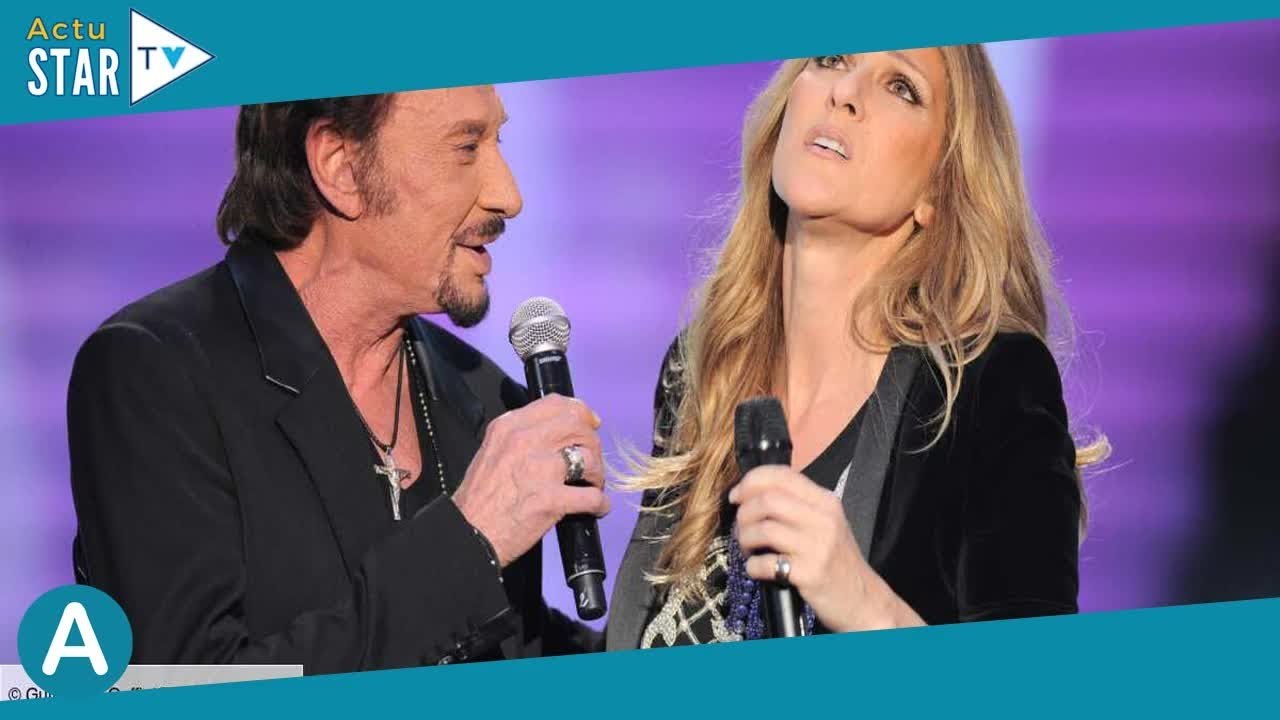 Johnny Hallyday : pourquoi le rockeur a cru que Céline Dion se « moquait de lui » lors de leur premi