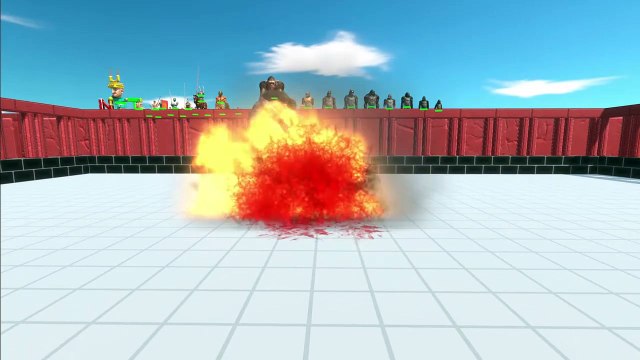 Human VS Mutant Primates With HP Bar - ARBS TV Animal Revolt Battle Simulator