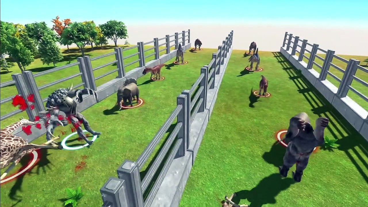 Scourge and Goro Death Run - Who is Faster and Stronger - ARBS TV   Animal Revolt Battle Simulator