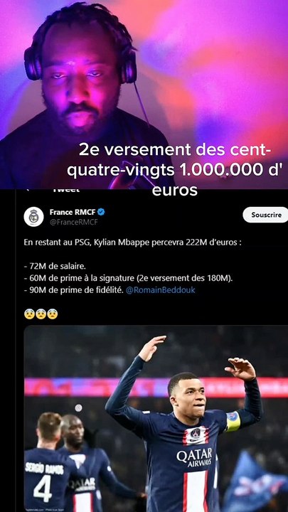 le PSG rendra Kylian Mbappé milliardaire #kylianmbappé  #mbappé #psg