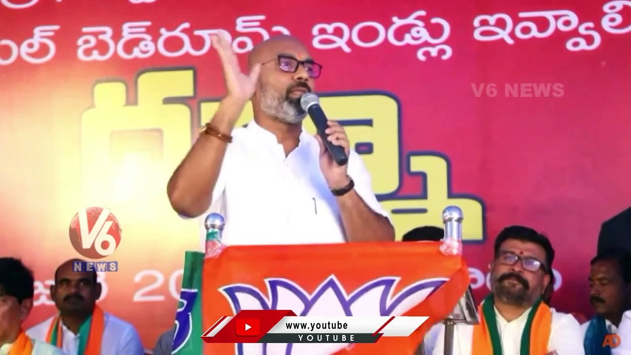 Dharmapuri Arvind Praises Chandrababu and Jagan Over Govt Houses Constructions Issue _ V6 News