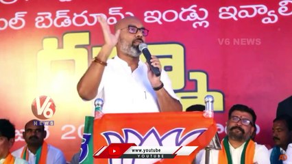 Dharmapuri Arvind Praises Chandrababu and Jagan Over Govt Houses Constructions Issue _ V6 News