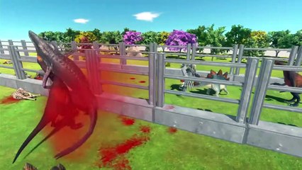Scourge vs Mosasaurus Who is Faster and Stronger - ARBS TV   Animal Revolt Battle Simulator