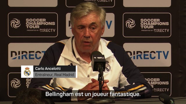 Ancelotti : Bellingham est un joueur fantastique