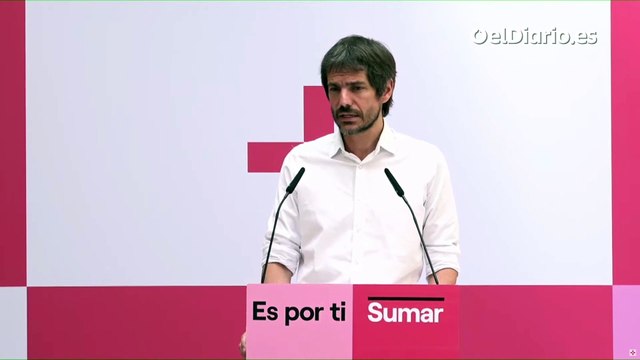 Sumar emplaza ya al PSOE a negociar una “estructura y un programa de gobierno”