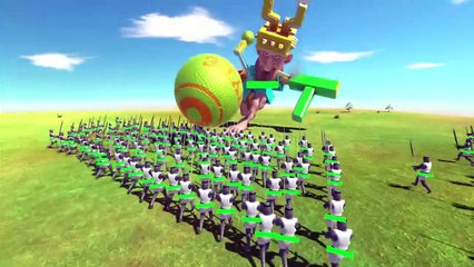 1 VS 100 - Giant Crypto Bro NFT vs 100x Teutonic Knight   ARBS TV - Animal Revolt Battle Simulator
